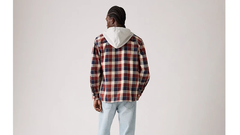 Plaid Hooded Classic Worker Shirt