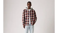 Plaid Hooded Classic Worker Shirt