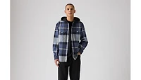 Plaid Hooded Classic Worker Shirt