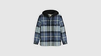 Plaid Hooded Classic Worker Shirt