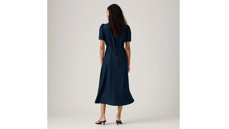Sarina Short-Sleeve Midi Dress