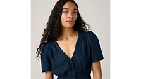 Sarina Short-Sleeve Midi Dress