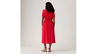 Sarina Short-Sleeve Midi Dress