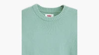Red Tab Crewneck Sweater