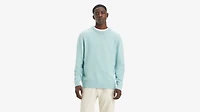 Red Tab Crewneck Sweater