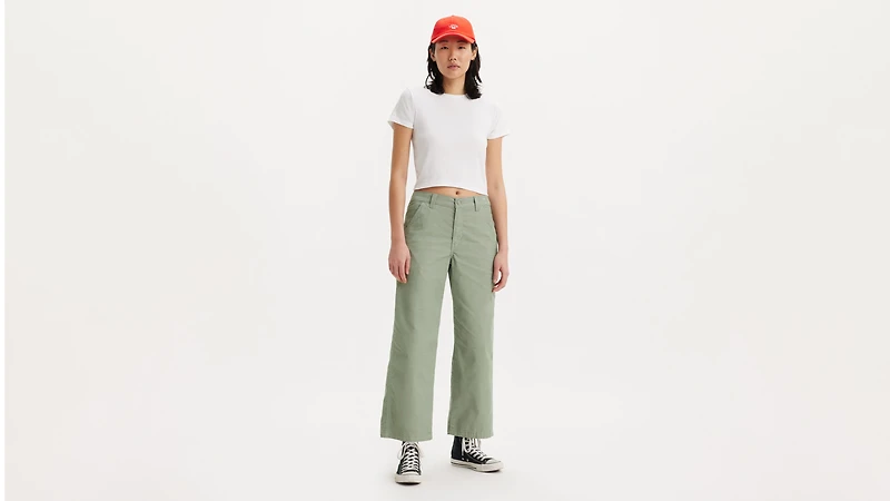 Baggy Carpenter Lightweight Corduroy Women's Pants