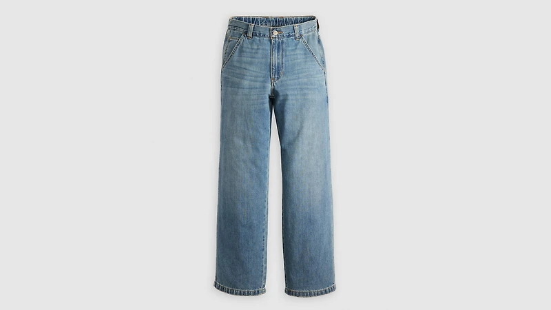 Baggy Carpenter Linen+ Denim Lightweight Women's Jeans