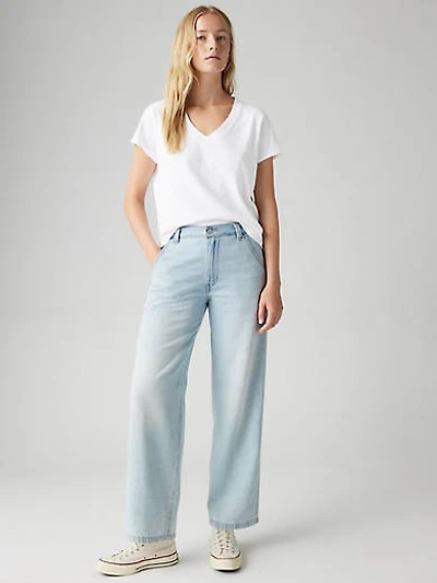 Baggy Carpenter Linen+ Denim Lightweight Women's Jeans