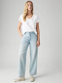 Baggy Carpenter Linen+ Denim Lightweight Women's Jeans