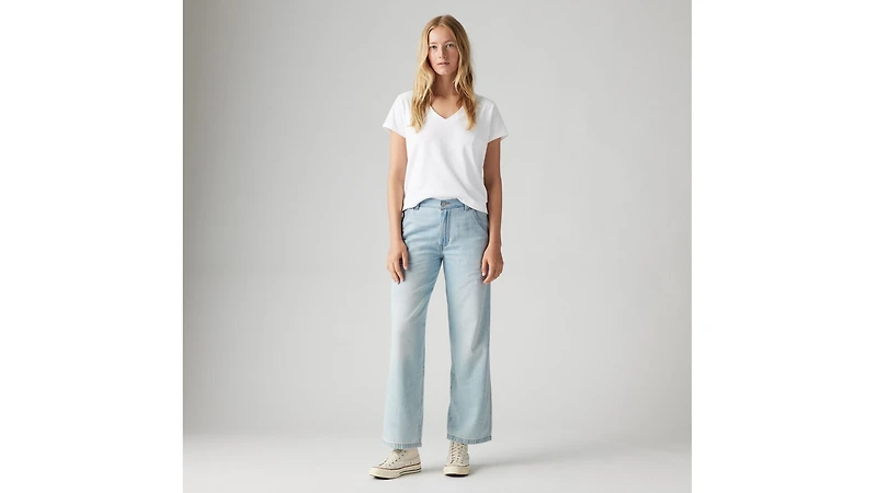 Baggy Carpenter Linen+ Denim Lightweight Women's Jeans