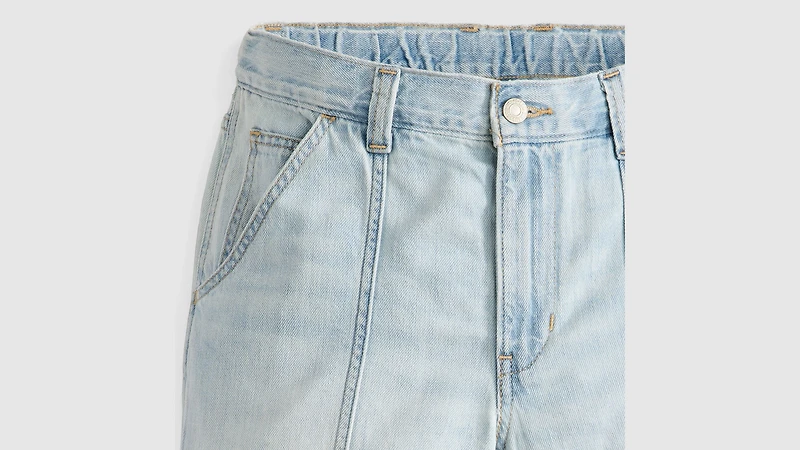 Linen+ Denim Lightweight Carpenter Women's Shorts