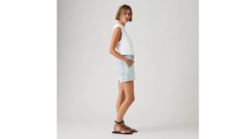 Linen+ Denim Lightweight Carpenter Women's Shorts