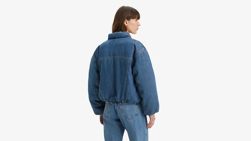'90s Padded Trucker Jacket