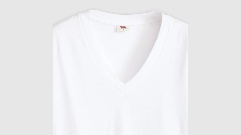 Boxy V-Neck T-Shirt