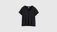 Boxy V-Neck T-Shirt