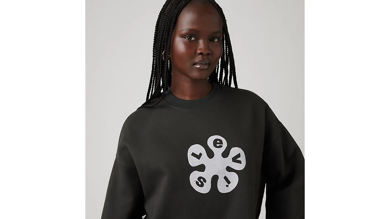 Graphic Leo Crewneck Sweatshirt