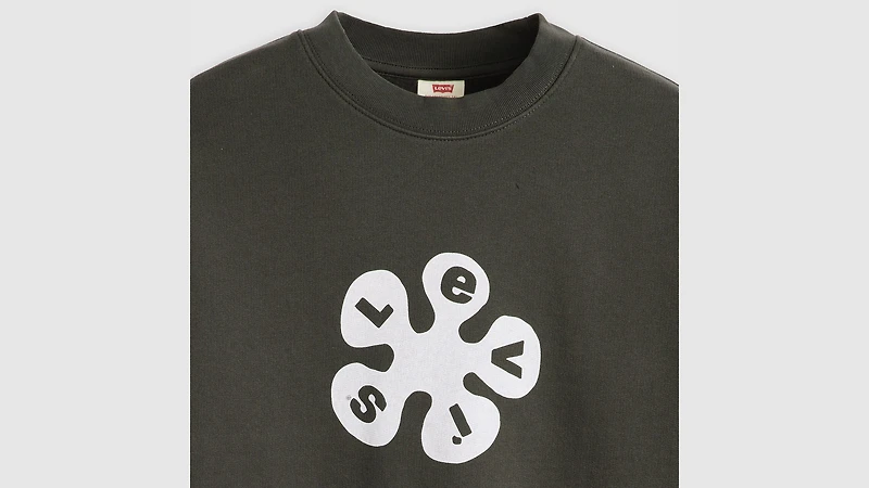Graphic Leo Crewneck Sweatshirt