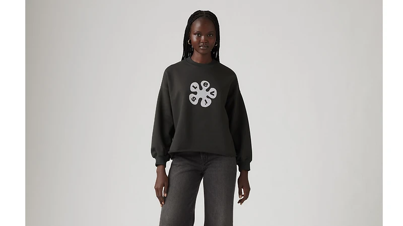Graphic Leo Crewneck Sweatshirt