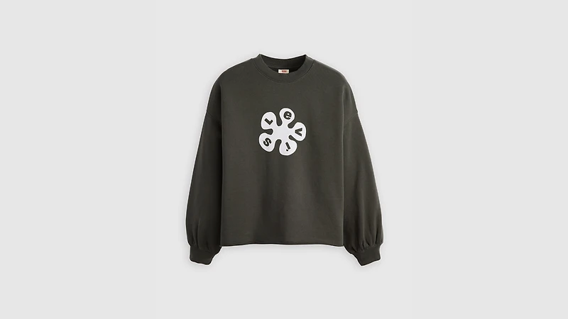 Graphic Leo Crewneck Sweatshirt