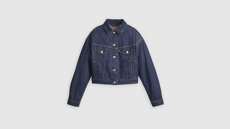 Shrunken '90s Trucker Jacket