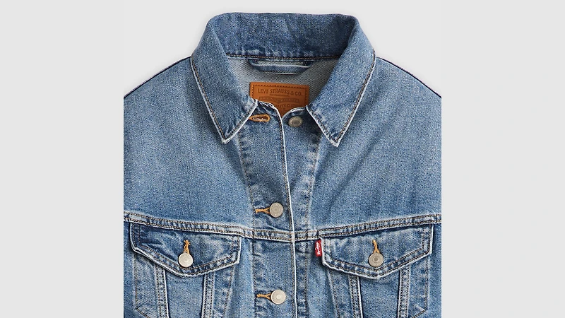 Shrunken '90s Lightweight Trucker Jacket