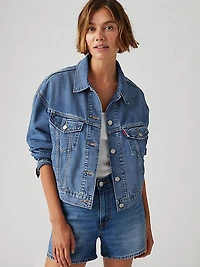 Shrunken '90s Lightweight Trucker Jacket