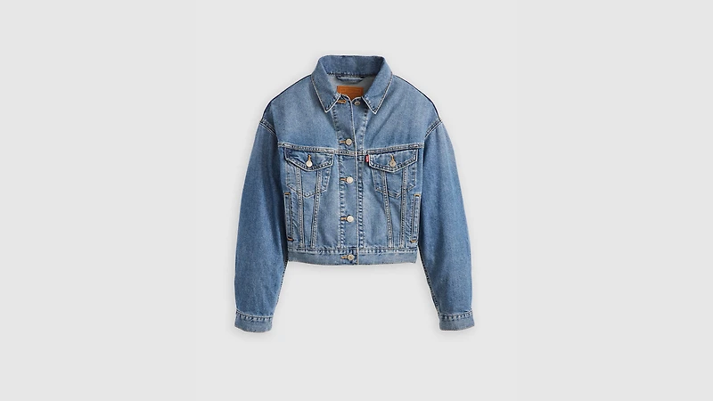 Shrunken '90s Lightweight Trucker Jacket