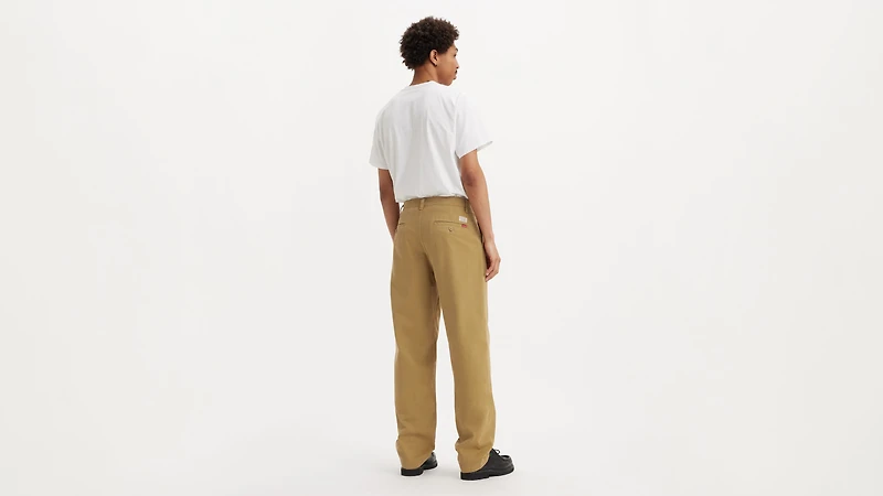 XX Chino Loose Straight Pleated Men's Pants