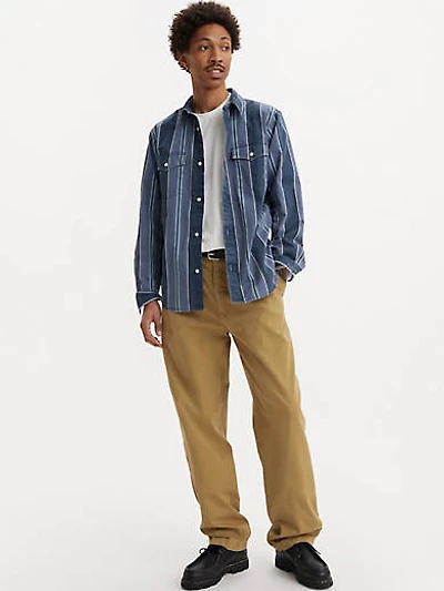 XX Chino Loose Straight Pleated Men's Pants