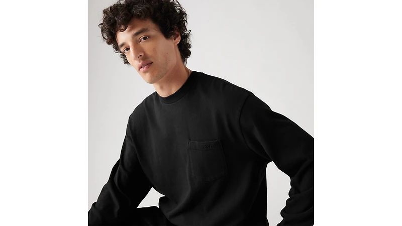 Long Sleeve Authentic Pocket T-Shirt