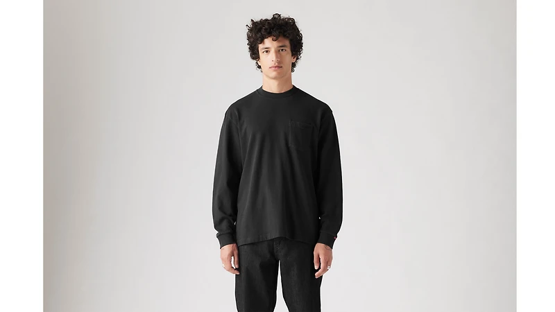 Long Sleeve Authentic Pocket T-Shirt