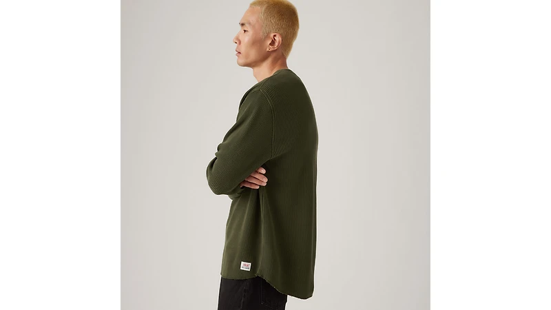Long-Sleeve Relaxed Thermal Shirt