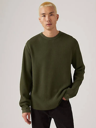 Long-Sleeve Relaxed Thermal Shirt