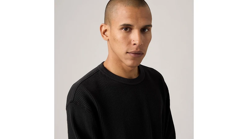 Long-Sleeve Relaxed Thermal Shirt