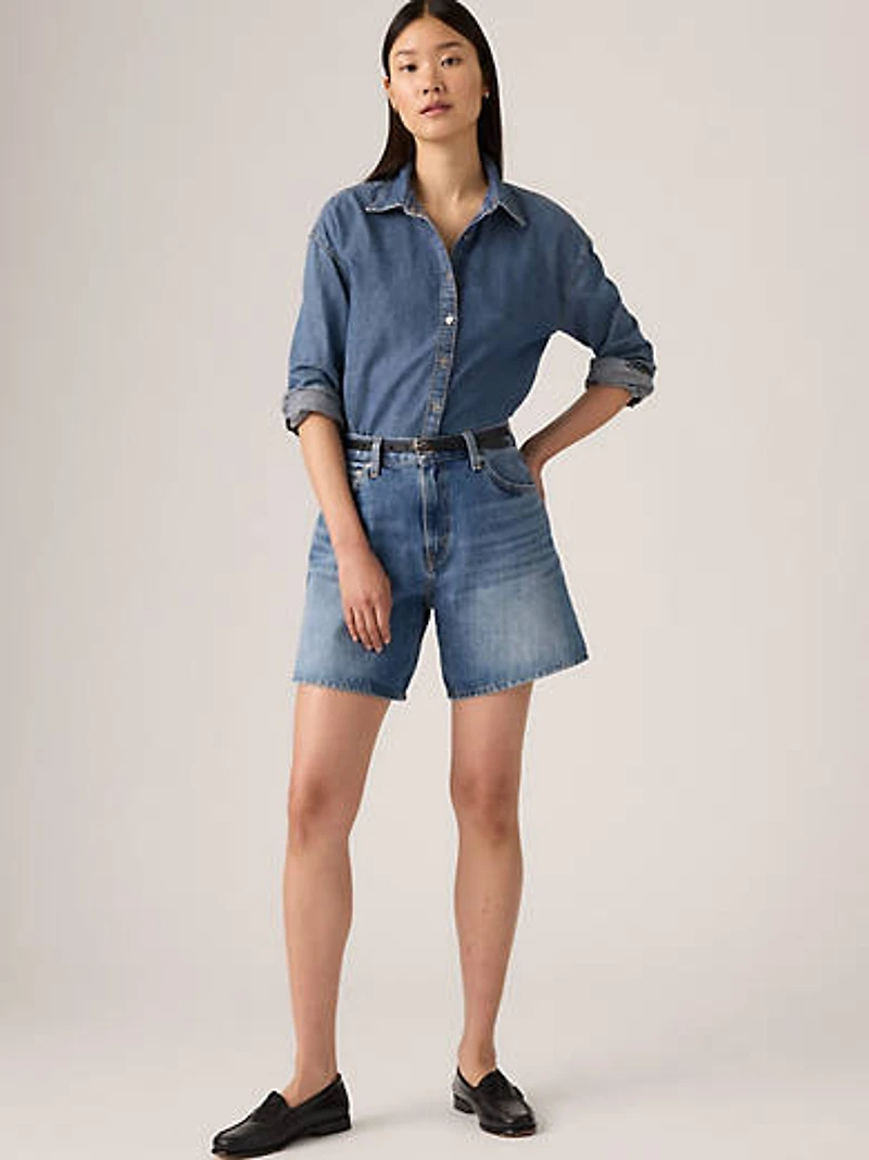 High Rise Baggy Women's Shorts