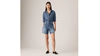 High Rise Baggy Women's Shorts