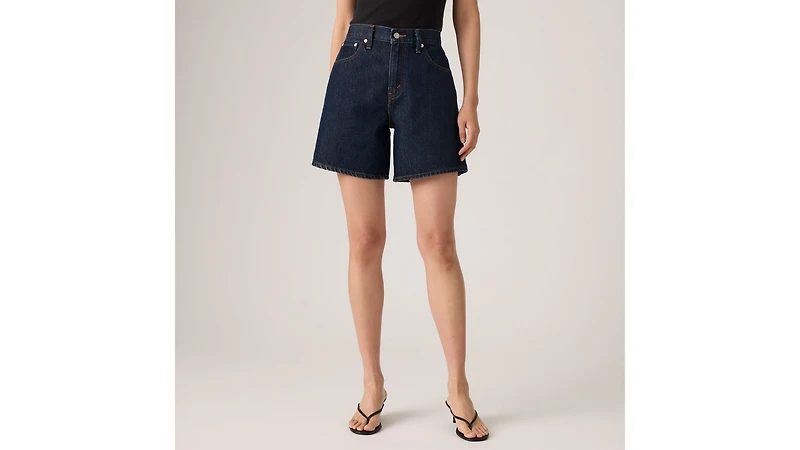 High Rise Baggy Women's Shorts