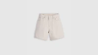 High Rise Baggy Linen Blend Lightweight Women's Shorts