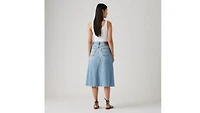 High-Rise A-Line Decon Skirt