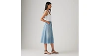 High-Rise A-Line Decon Skirt