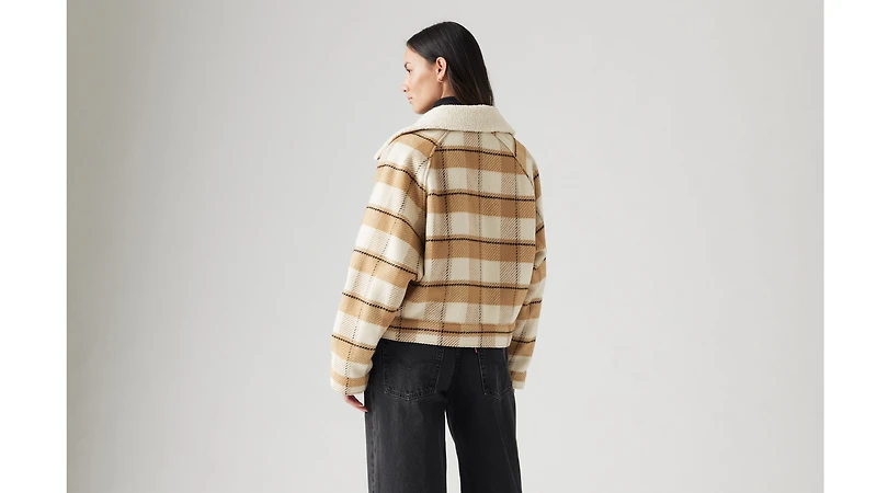 Shrunken '90s Flannel Jacket