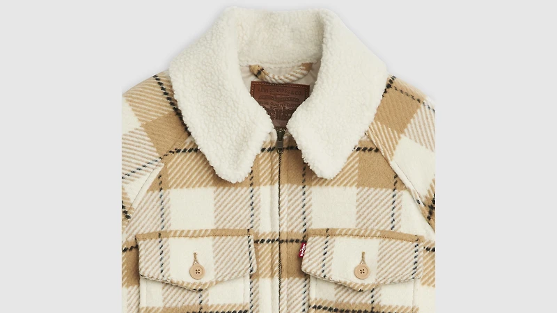 Shrunken '90s Flannel Jacket