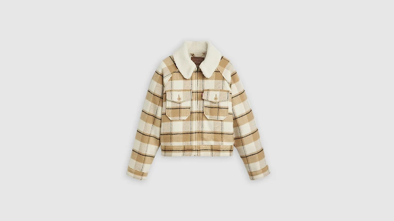 Shrunken '90s Flannel Jacket