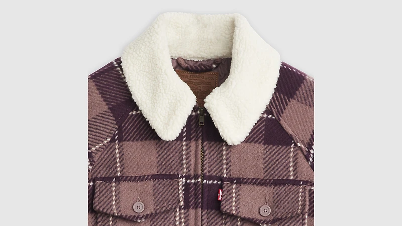 Shrunken '90s Flannel Jacket