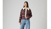 Shrunken '90s Flannel Jacket