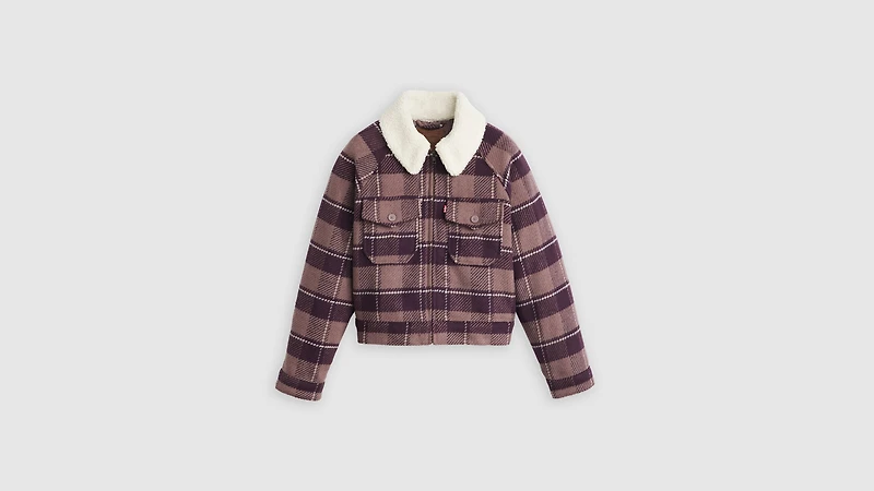 Shrunken '90s Flannel Jacket