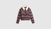 Shrunken '90s Flannel Jacket