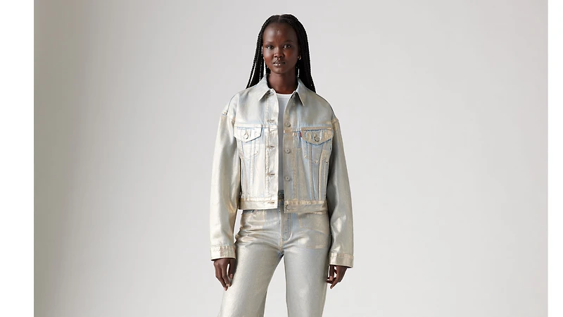 Shrunken '90s Trucker Jacket