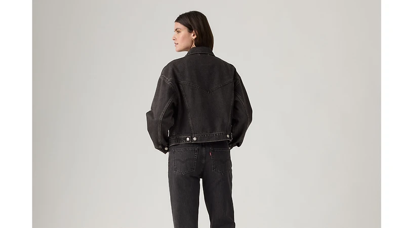Shrunken '90s Trucker Jacket