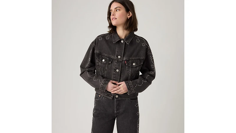Shrunken '90s Trucker Jacket